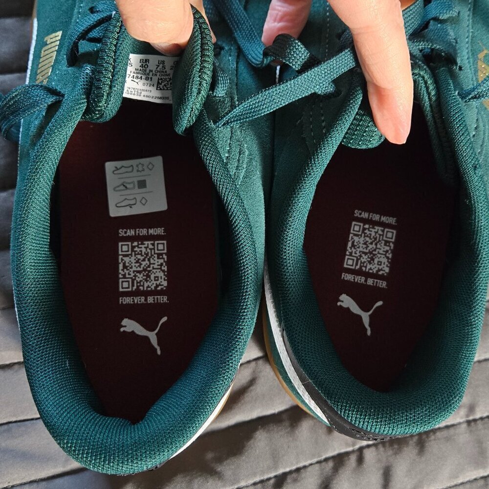 Puma Men's Smash 3.0 Year of Sports Lace Up Sneakers - 7.5 Green - Picture 6 of 7
